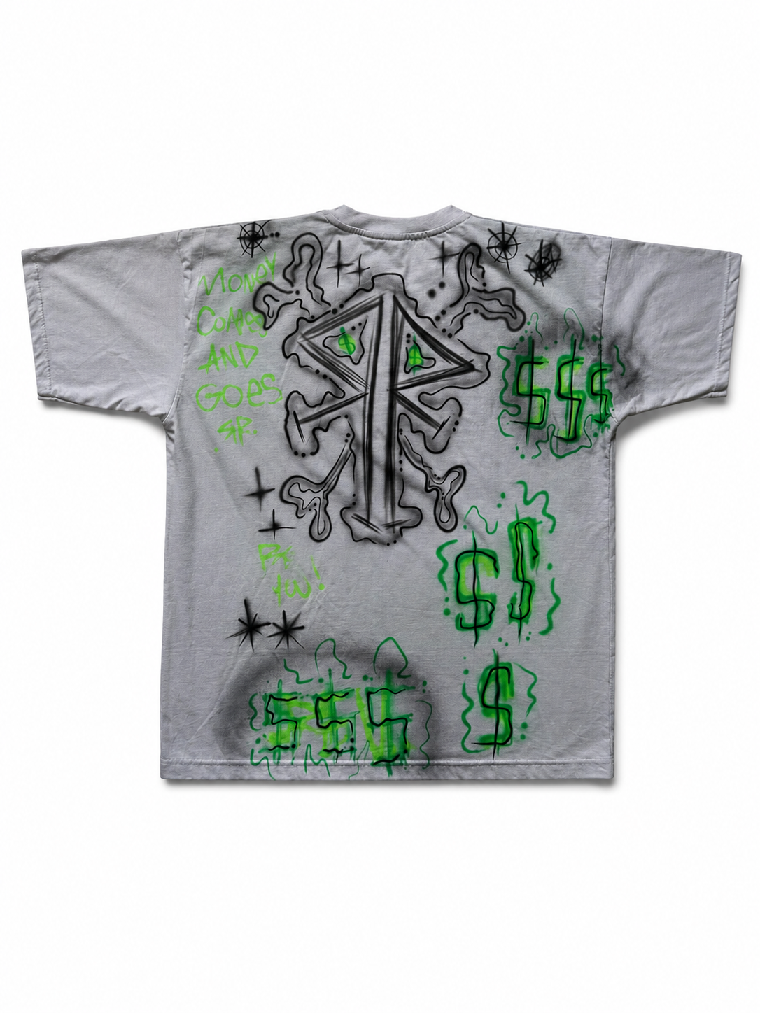 “MONEY COME$ & GOE$” CA$$$H x Dre Ski ~ 1of1 Collectors T-Shirt