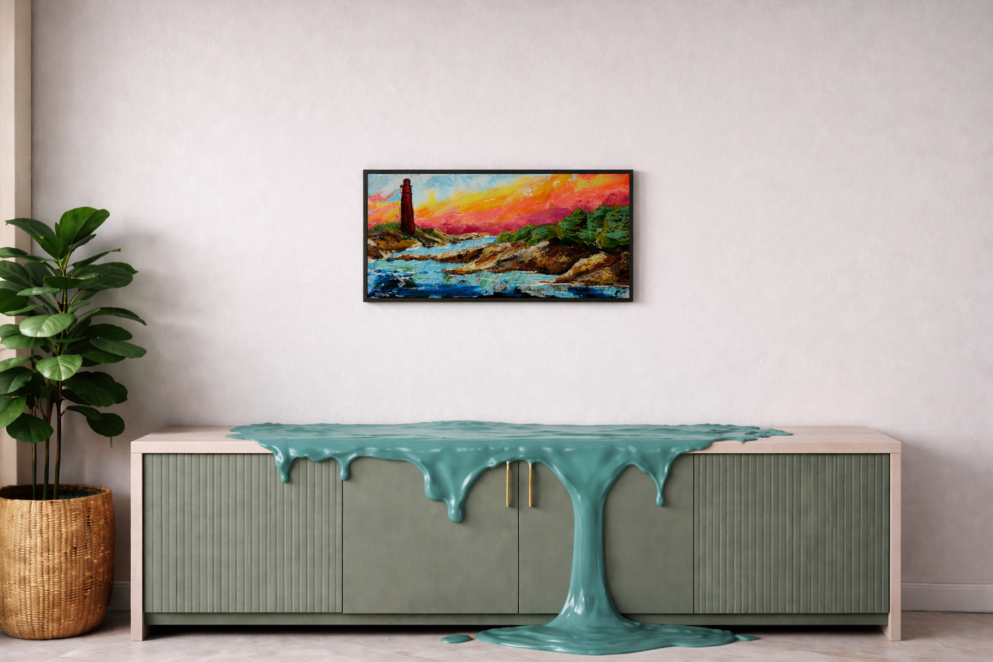 THE BURNING INLET (Print)